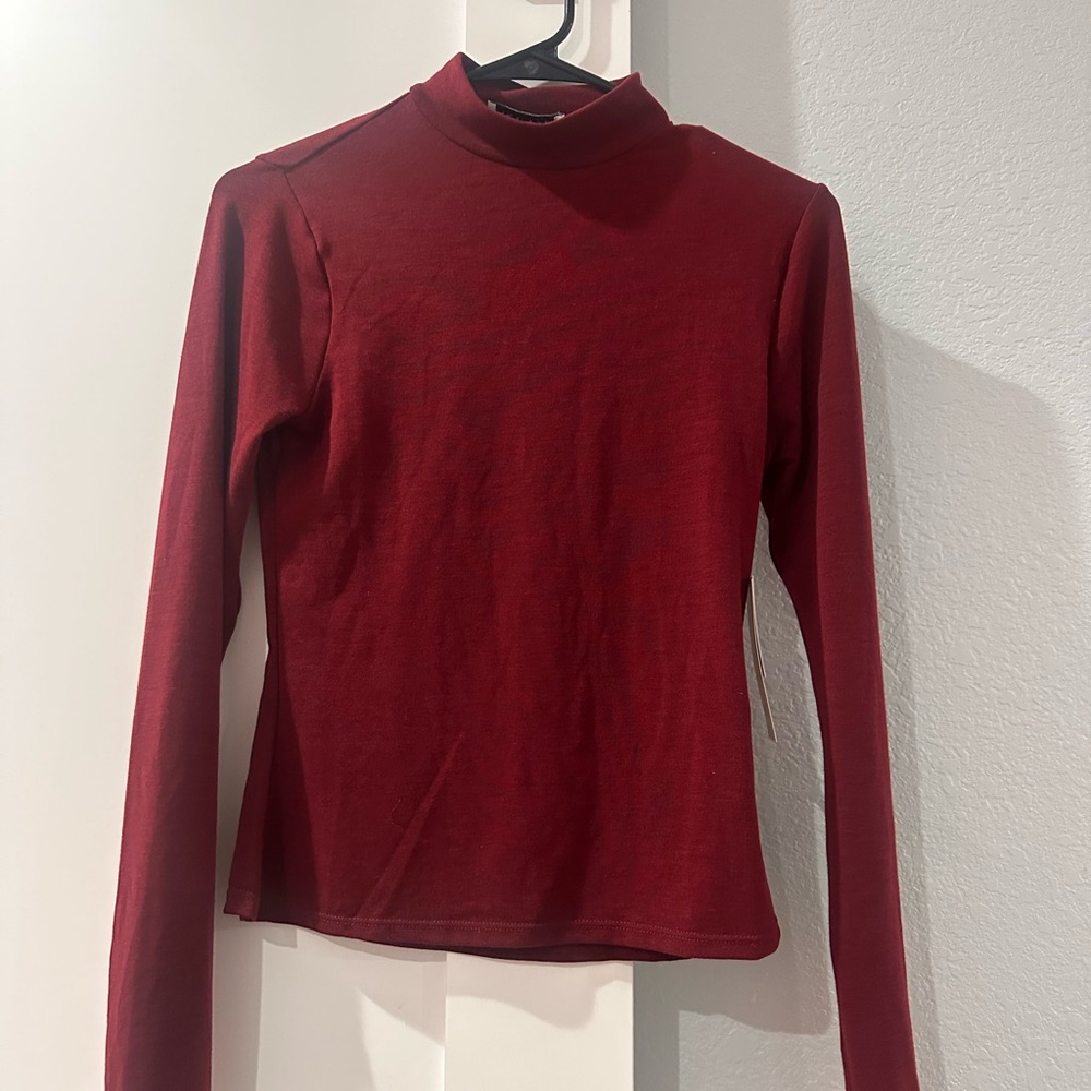 Elegant Red Women's Top